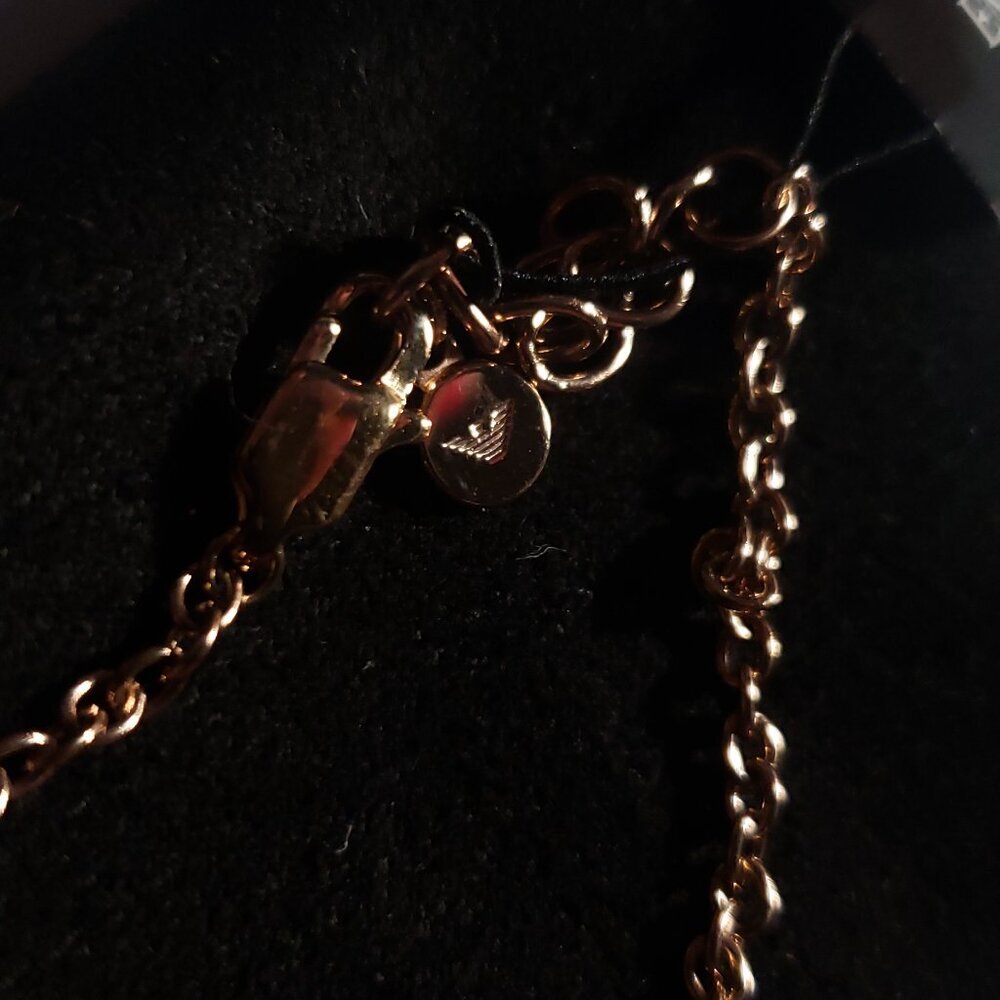 Emporio Armani Rose Gold-Tone Chain Bracelet - Picture 3 of 14